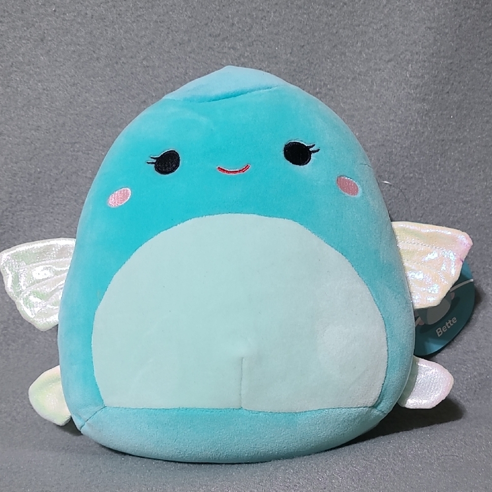 SQUISHMALLOWS Bette Cute Blue Plush Toy with Wings - NEW WITH TAGS‎